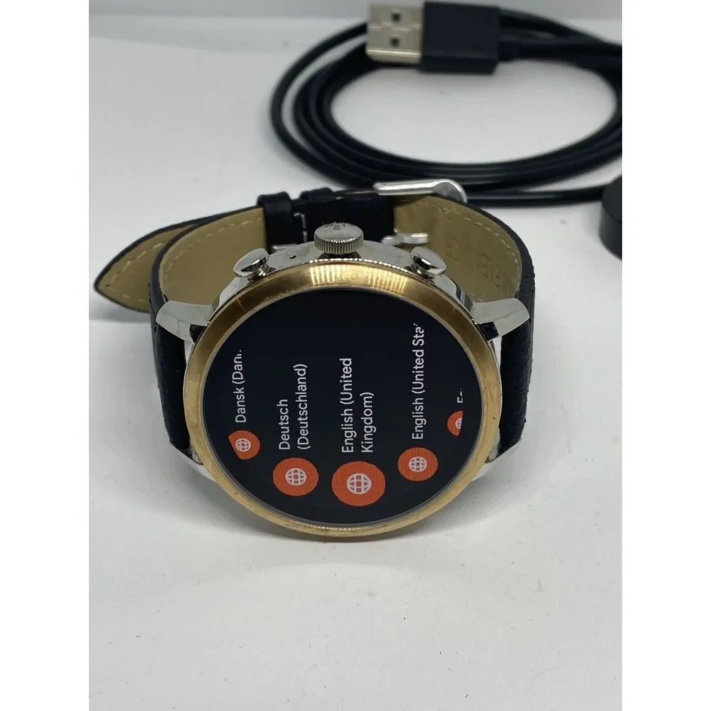 Fossil Gen 4 Authentic Digital Dial Smart Watch Custom Band FTW6016 AB159